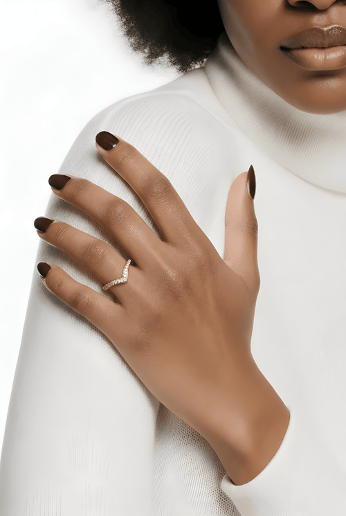 Anello Regolabile con Brillantini - Dimes Maison Italia