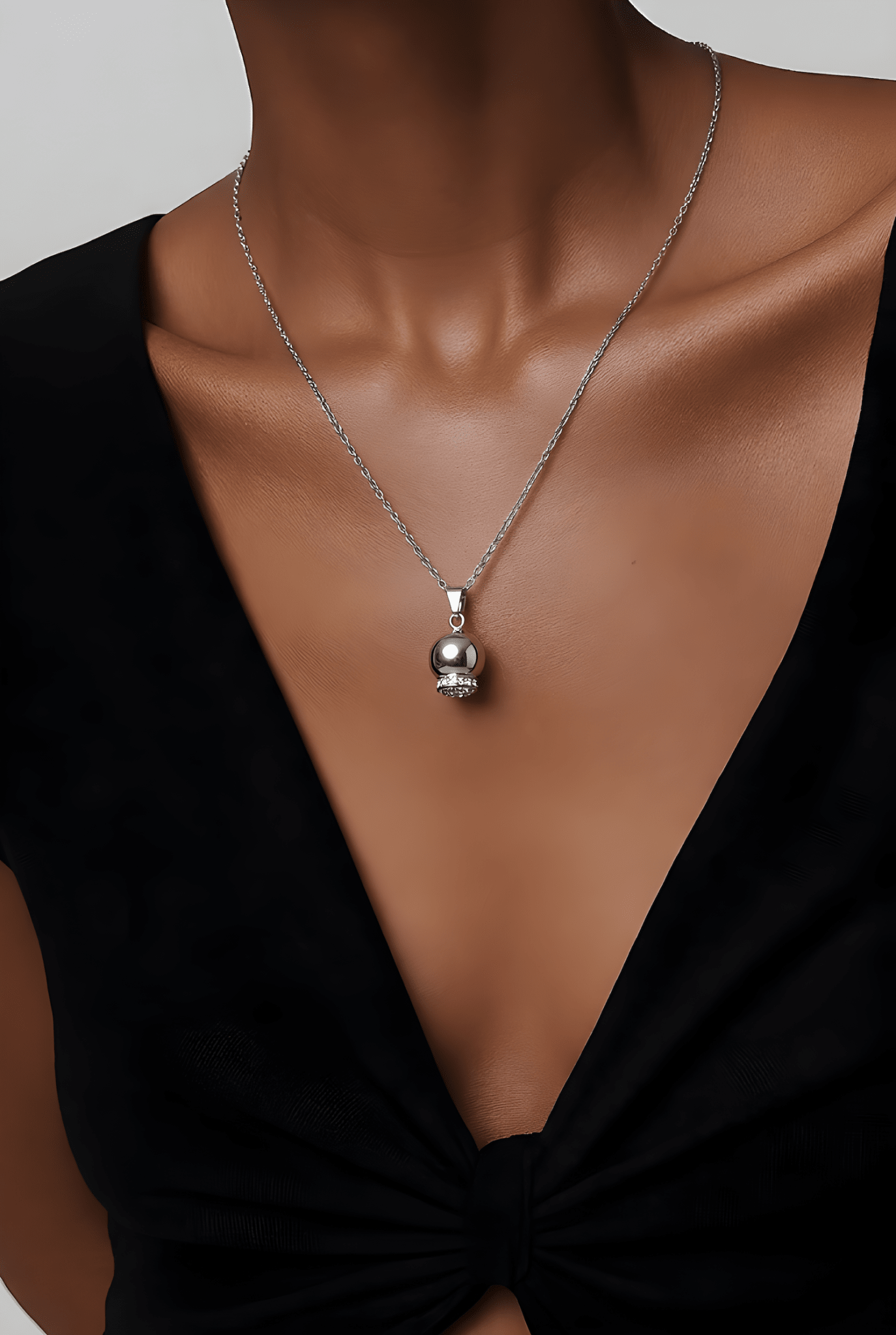 Collana Acciaio Campanella colore Argento - Dimes Maison Italia