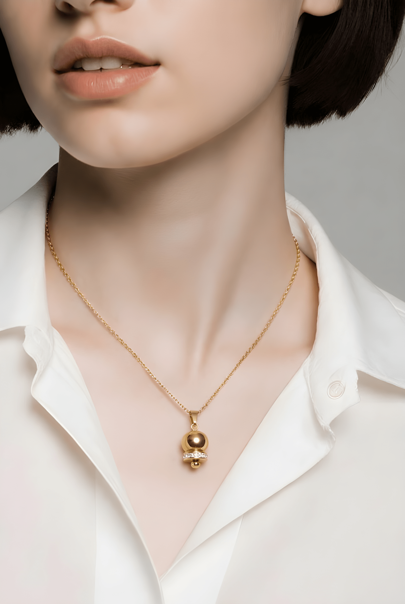 Collana Acciaio colore oro - Dimes Maison Italia