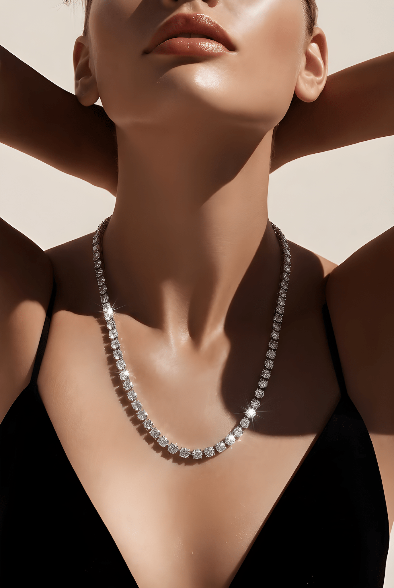 Collana girocollo con brillantini Acciaio - Dimes Maison Italia