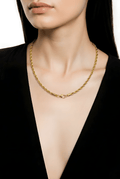 Collana intrecciata colore oro Acciaio - Dimes Maison Italia