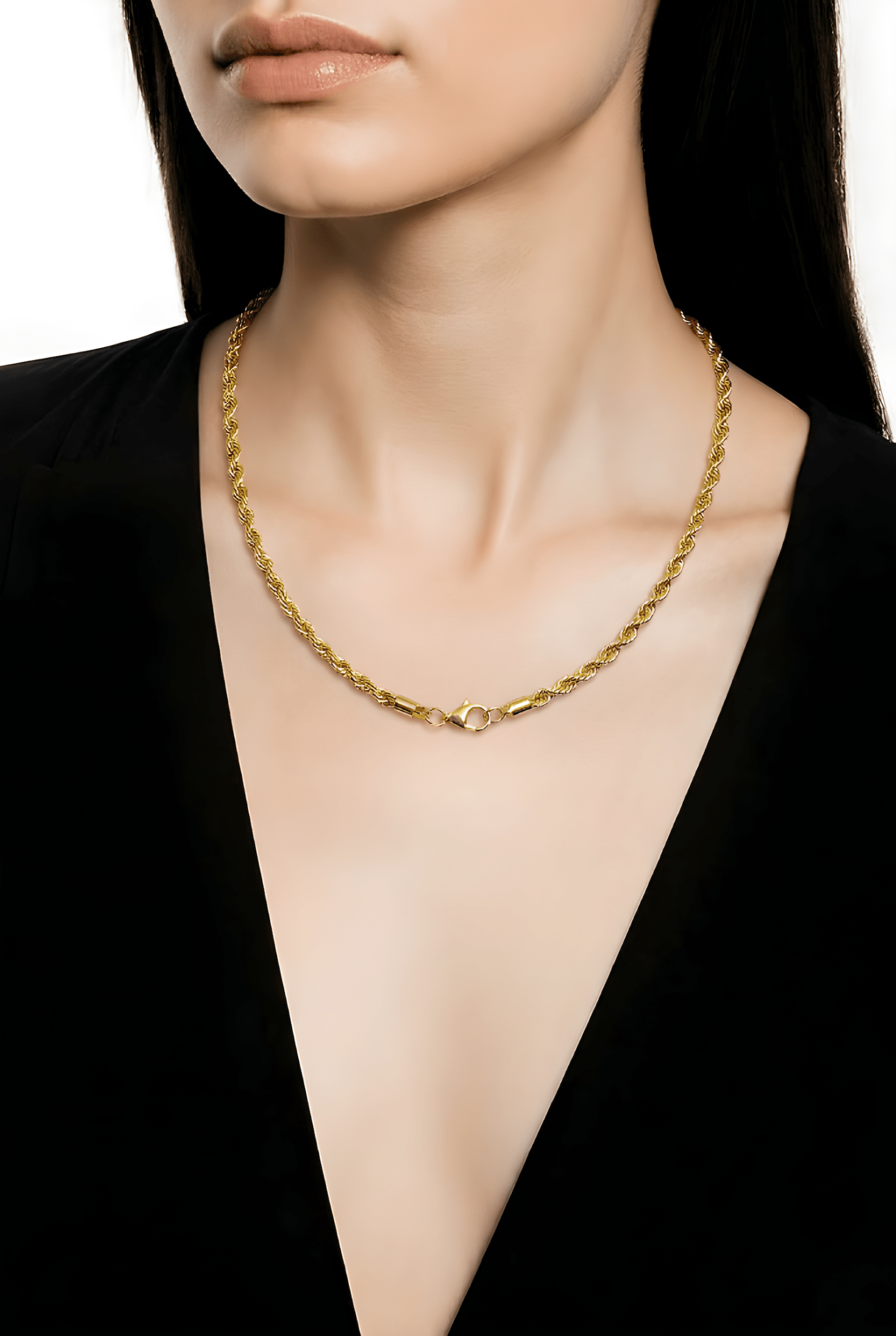 Collana intrecciata colore oro Acciaio - Dimes Maison Italia